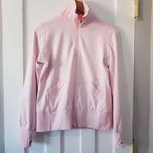 Lululemon Reversible Front Zip  Jacket Petal Pink/Orange Sz 6